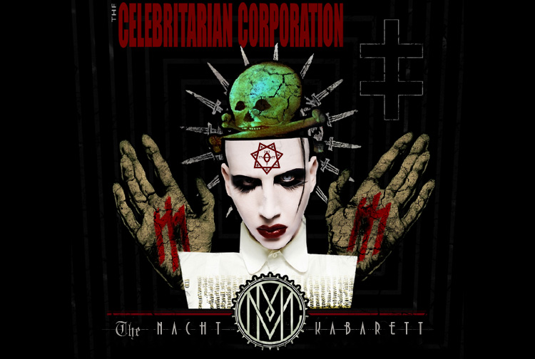 Set Marilyn Manson Embroidered Patches MMC Word Male Celebritarian Corporation 