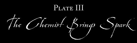 Plate III: THE CHEMIST BRINGS SPARK