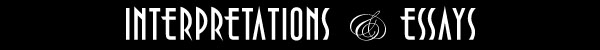 Interpretations & Essays